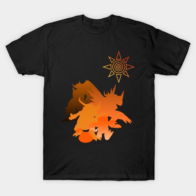 Digimon Crest of Courage T-Shirt by joshgerald